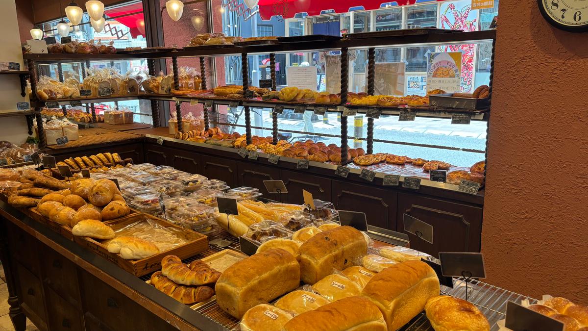 種類が豊富なパン屋さんです🥐