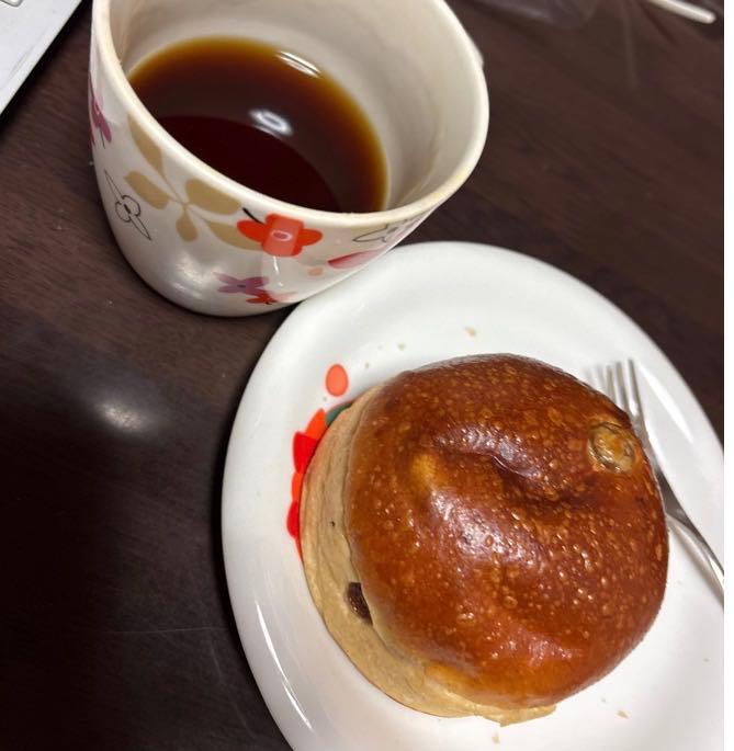 ぶどうパンも美味し‪ෆ‪.*･ﾟ