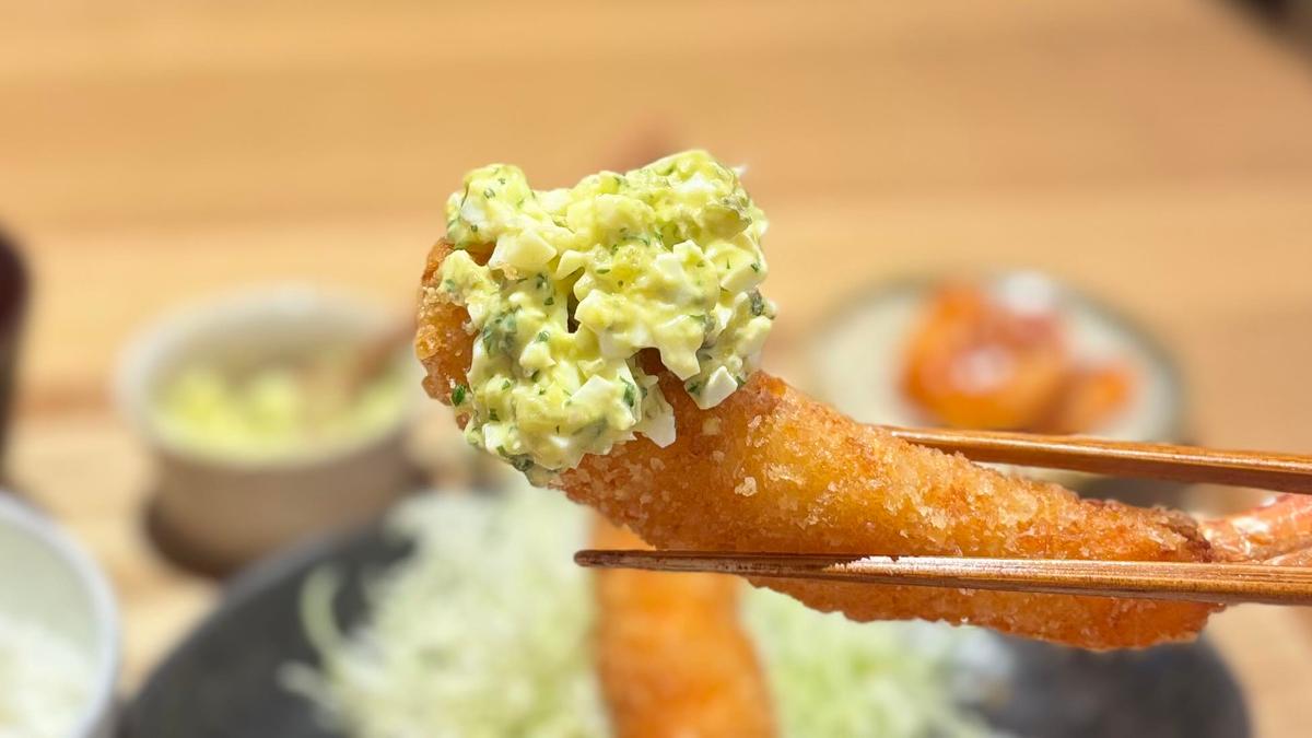 タルタルソースは+200円でつけられます！