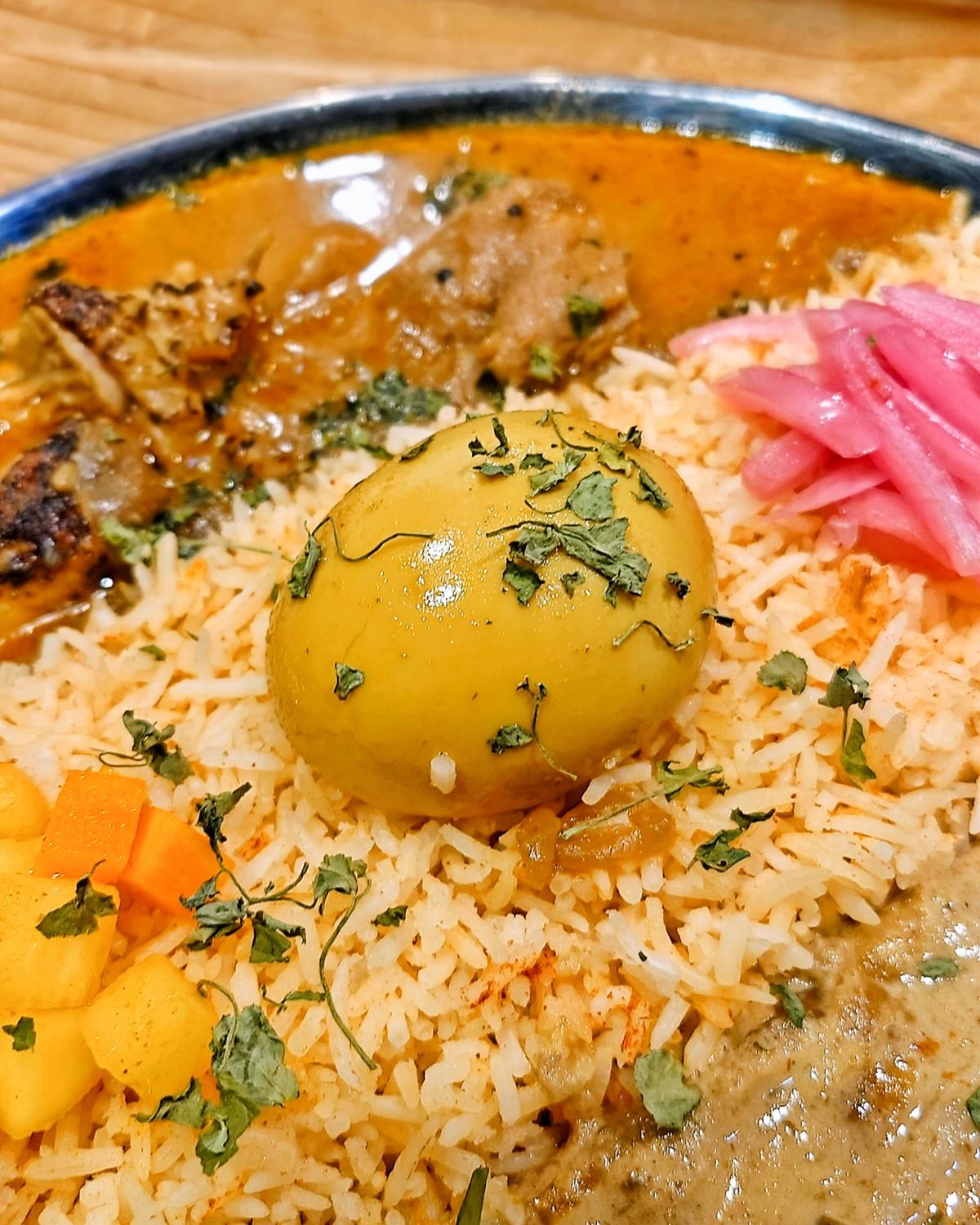 半熟スパイス卵