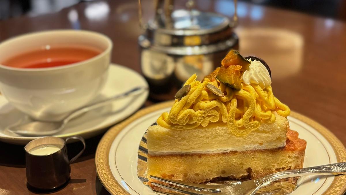 期間限定のかぼちゃタルト🎃