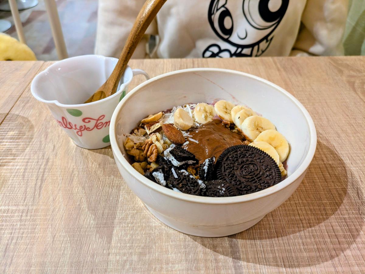 ヌテラとアサイー、めっちゃ合います