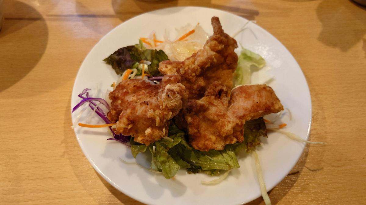 若鶏の唐揚げ！奪い合って食べました！