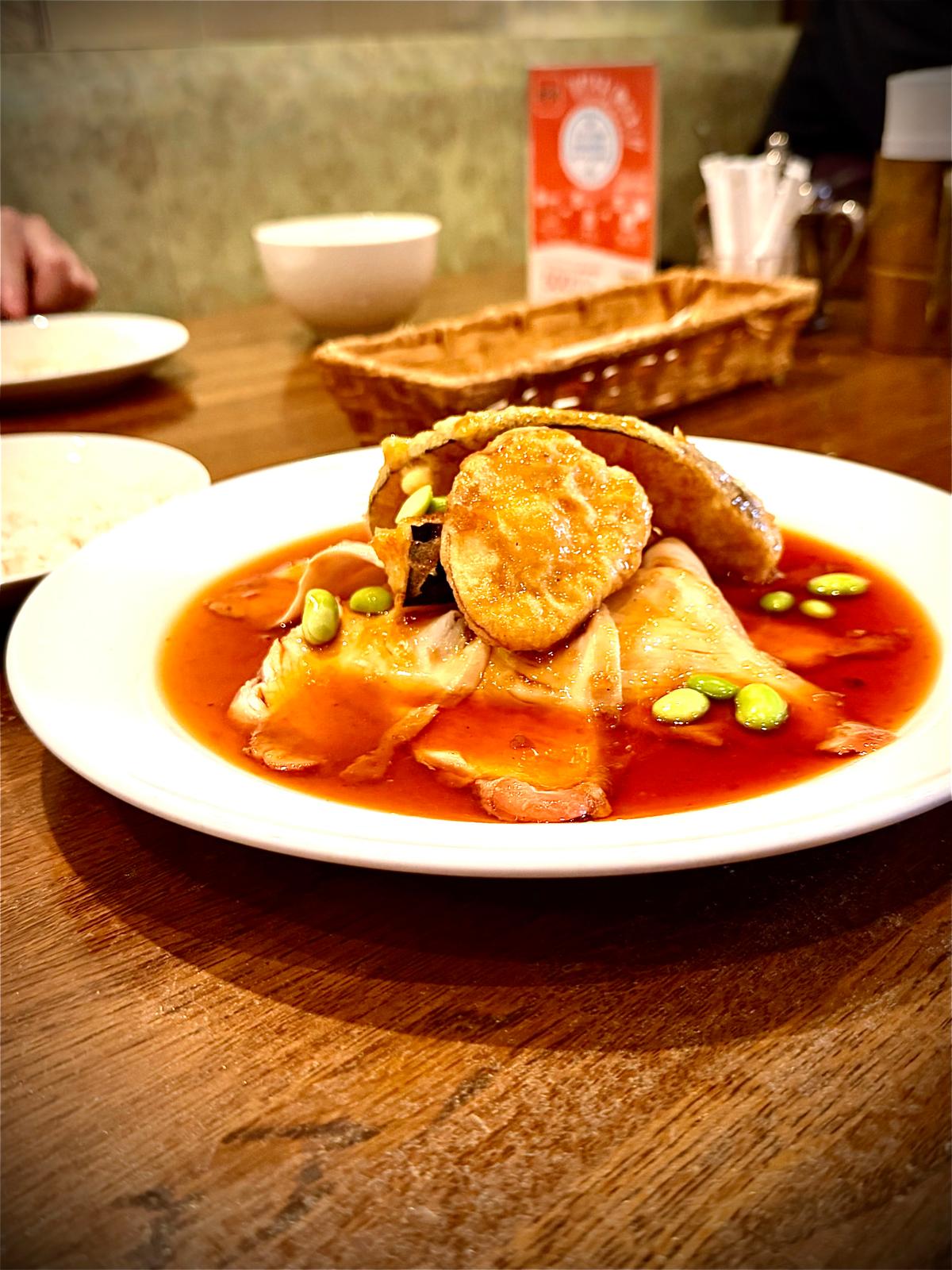 宮崎産若鶏の和風ロースト〜野菜天ぷら添え〜。
