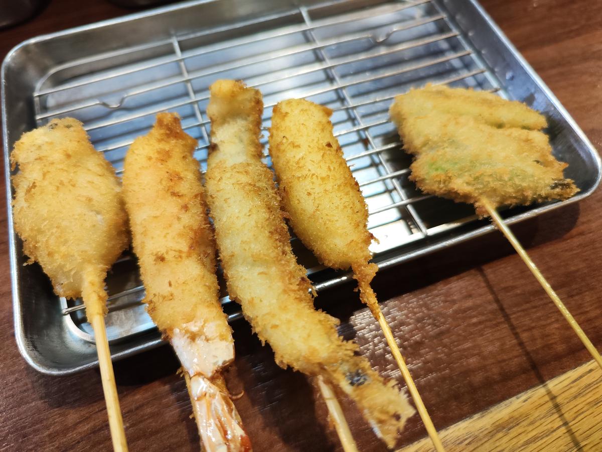 5本頼むとやっぱり賑やかね