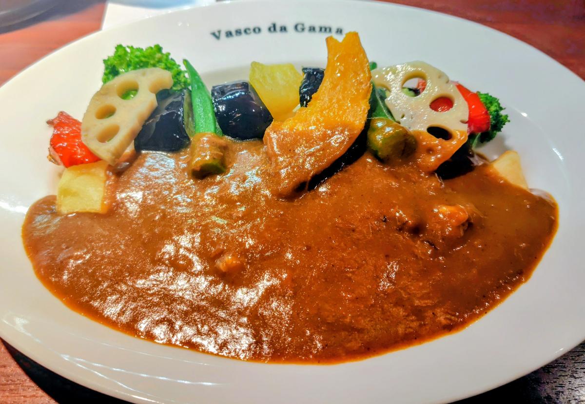 野菜カレー（ご飯少なめ）