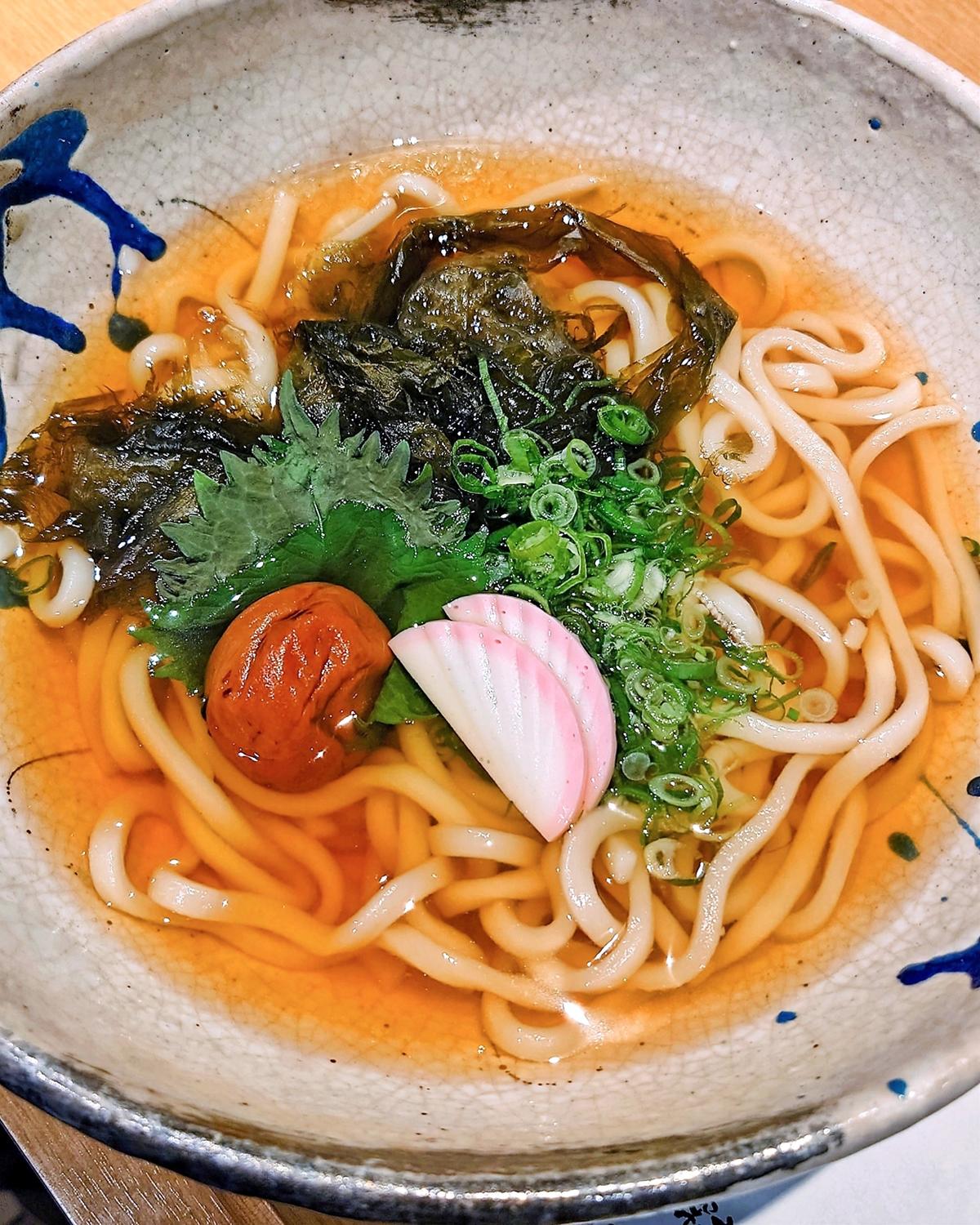 梅こぶうどん