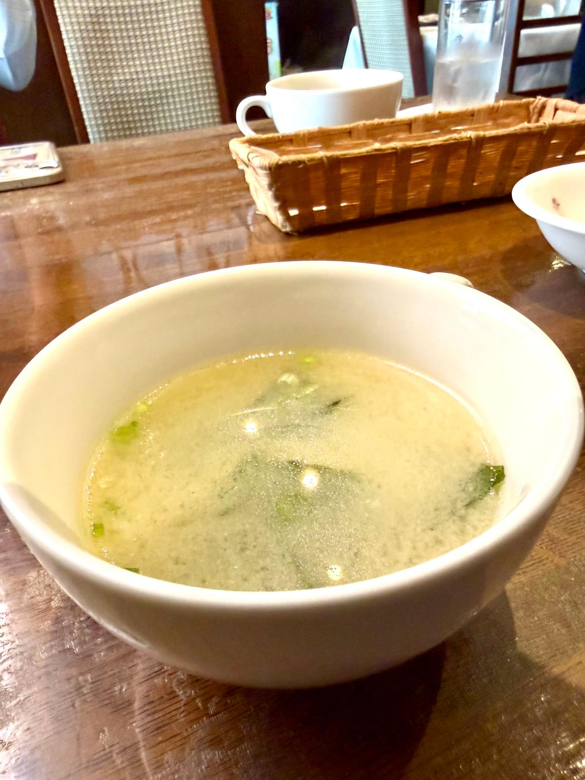 スープからスタート