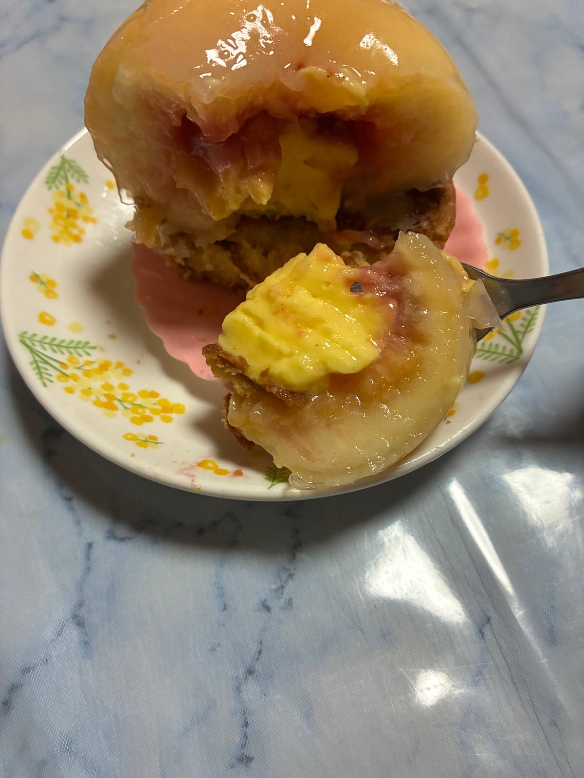 まるごと桃のタルト