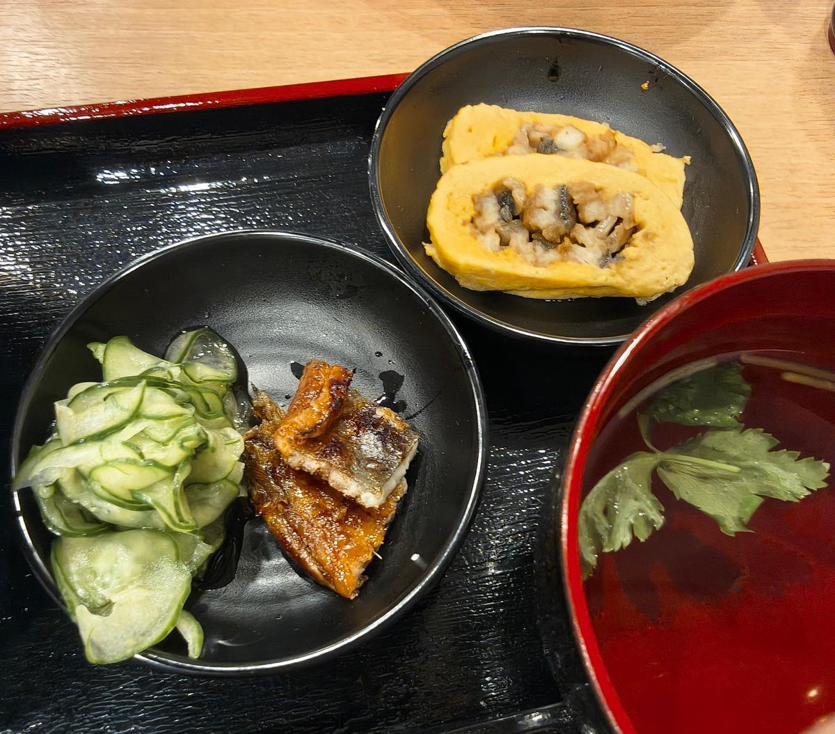 うざくとは、蒲焼きときゅうりの酢の物✨小鉢でも、鰻を堪能❣️
