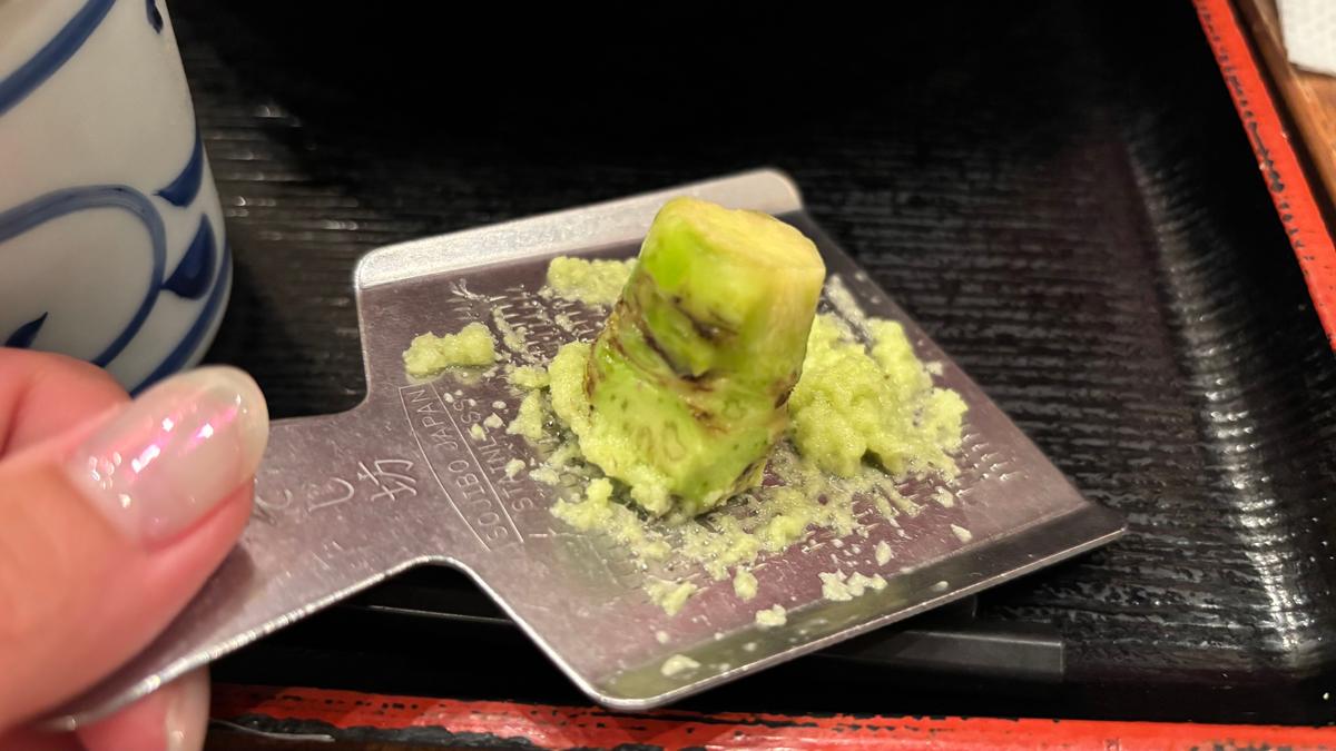 自分で生わさびをおろす楽しさも♪