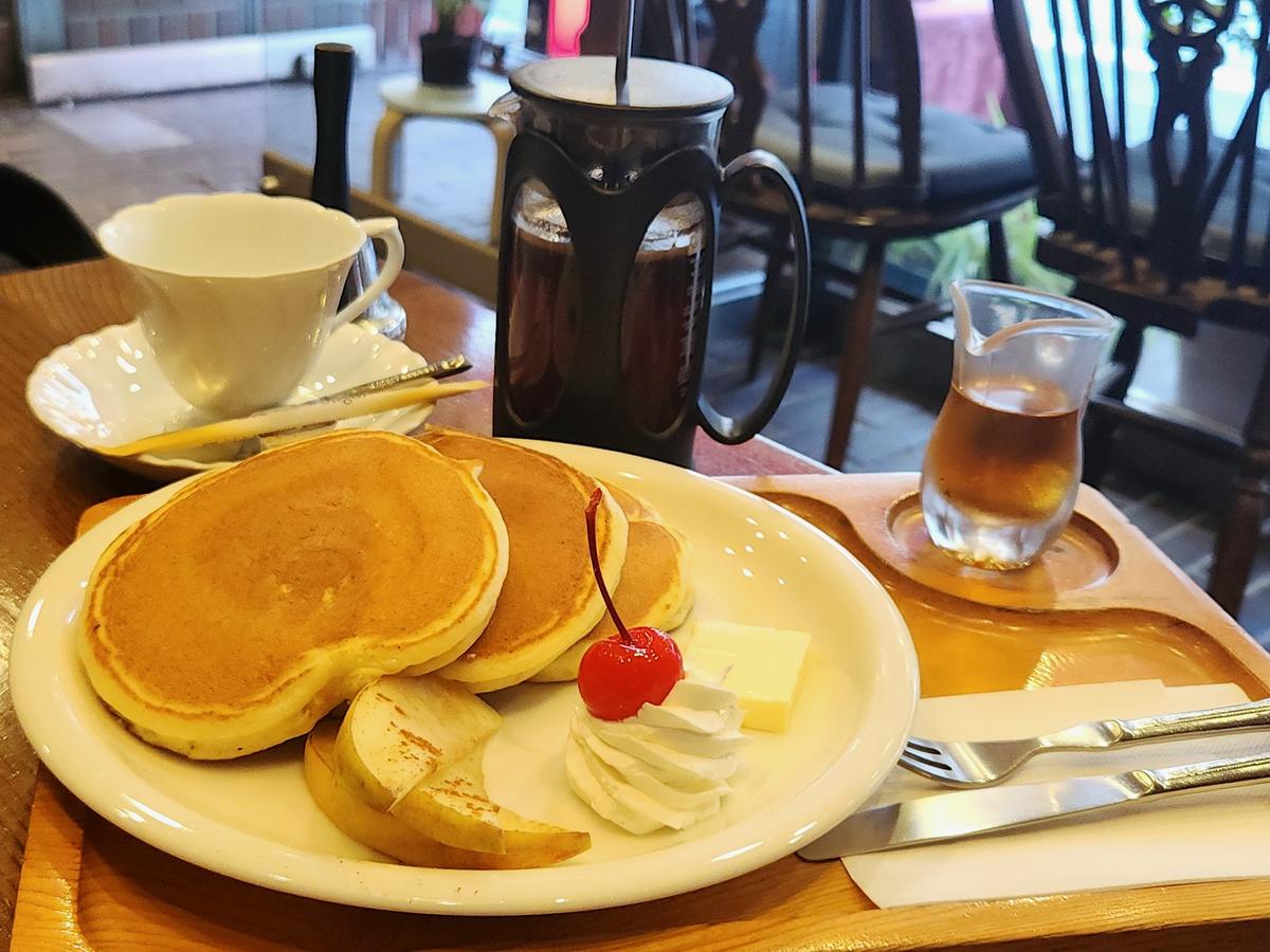 リンゴのホットケーキ🍎