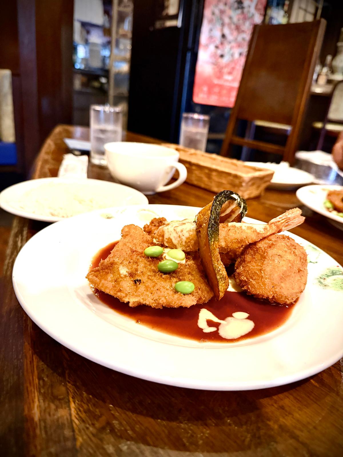 ミックスフライランチ