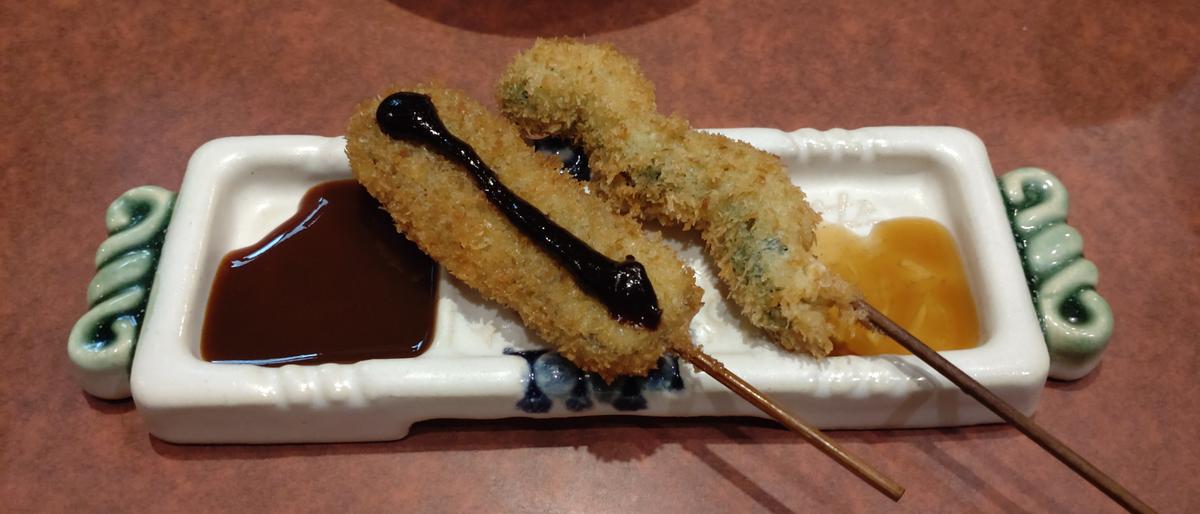 ソースとポン酢もありますが…