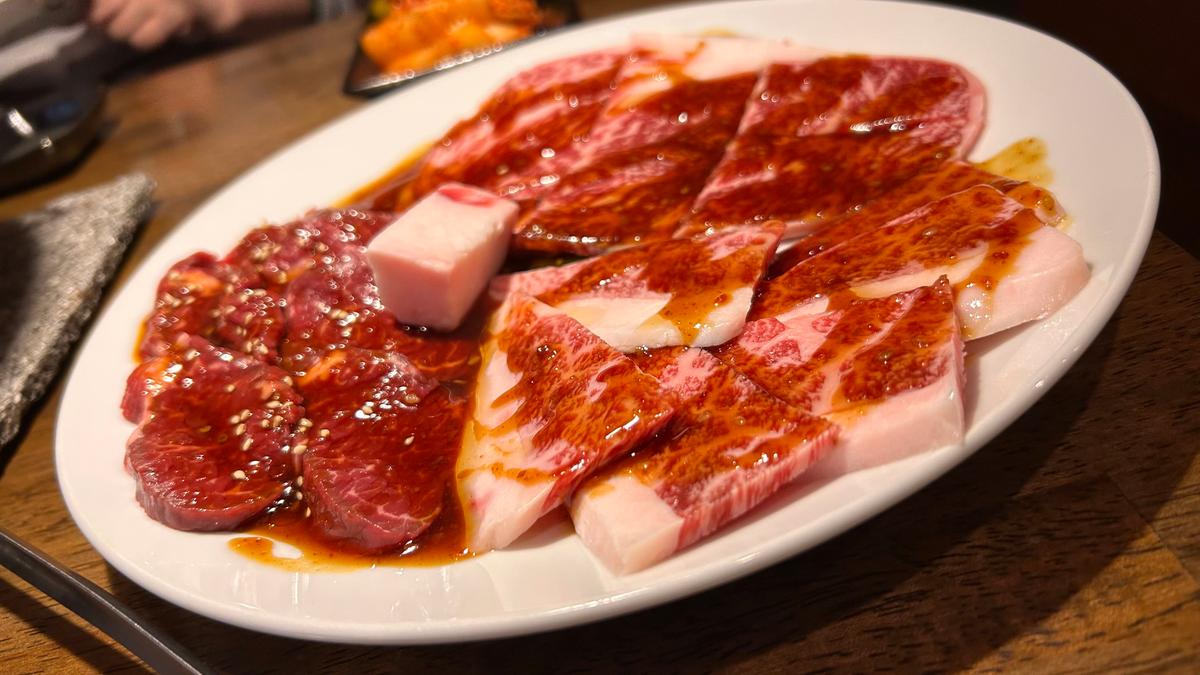 こく旨ハラミ、和牛カルビ、和牛ロースの三銃士(^^)/