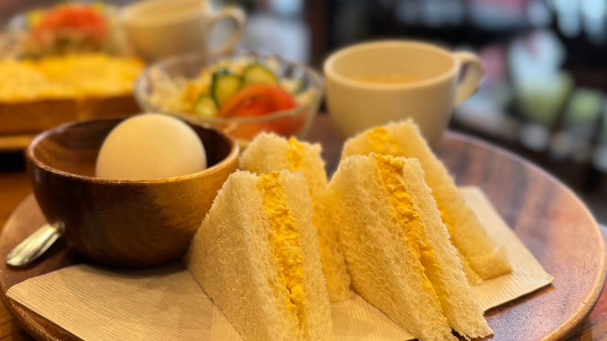 今回のBセットはたまごサンドでした🥪