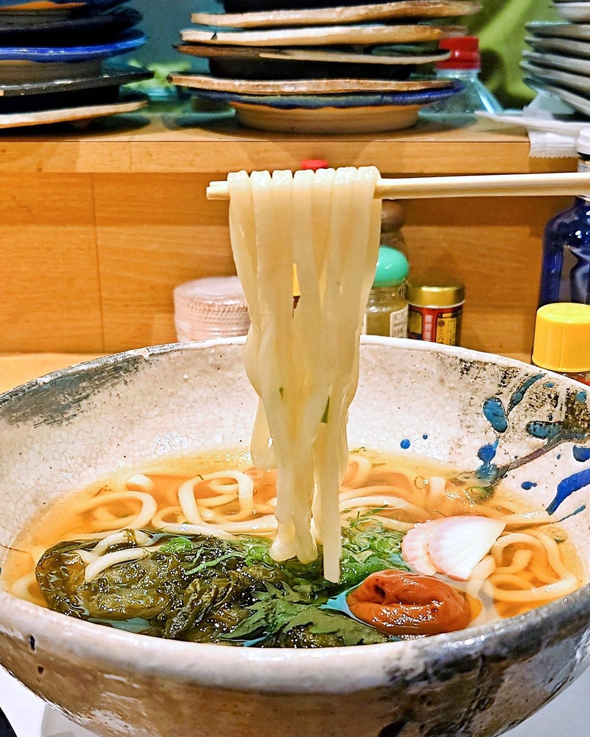 梅こぶうどん