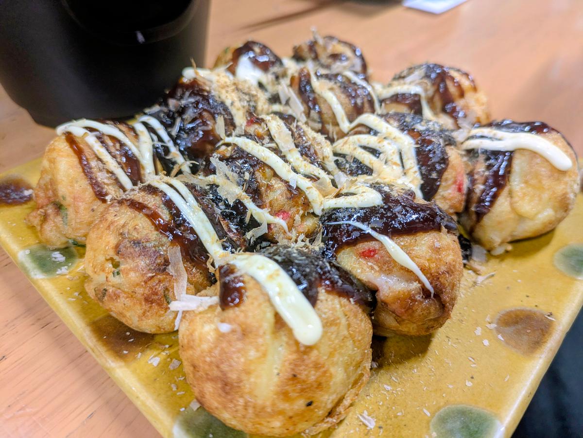 カリッカリ＆とろとろのたこ焼き🐙
