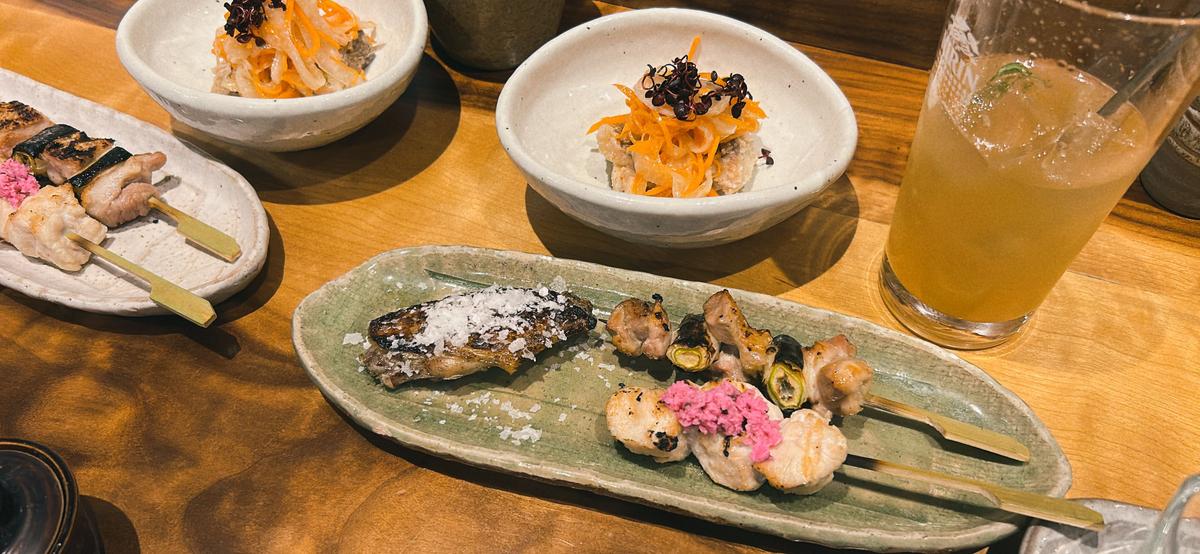 南蛮漬け、手羽先淡雪塩、ねぎまマルドン、ささみ梅にんにく