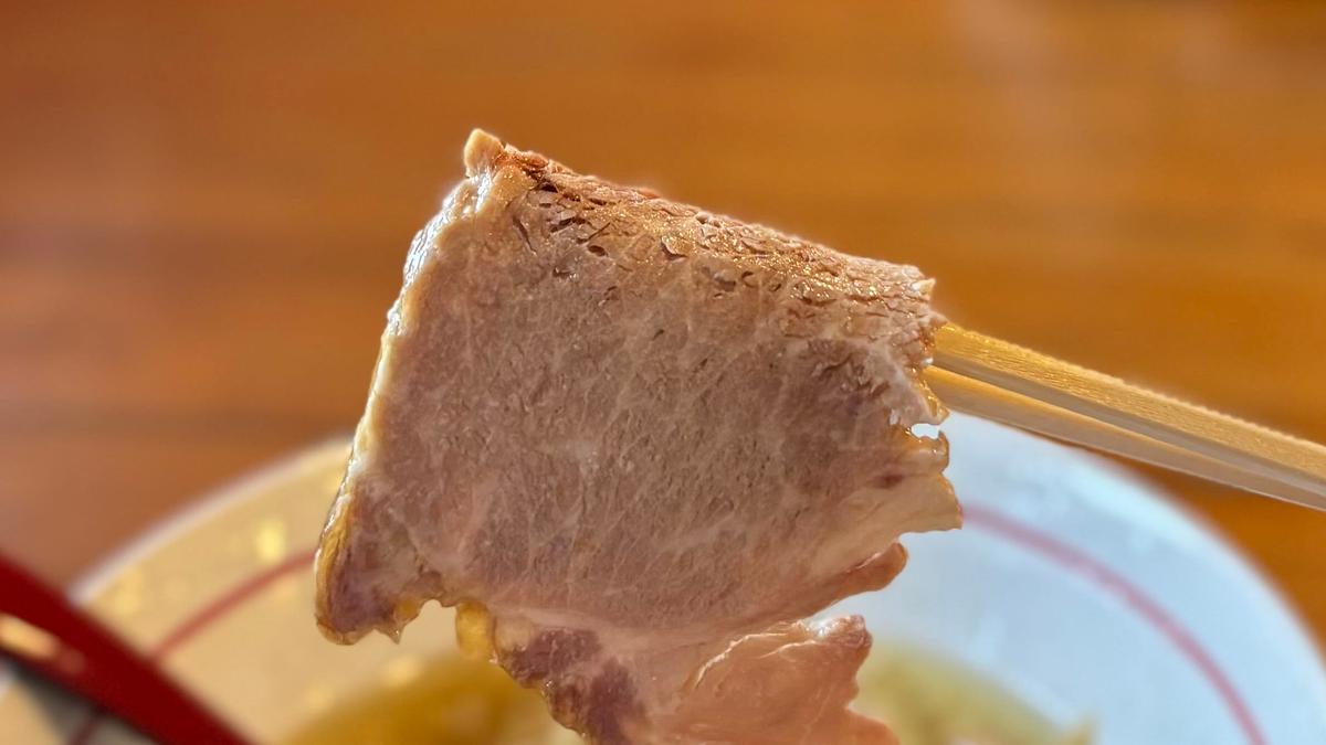 大きなチャーシューはLINEクーポンを使えば増やせます！