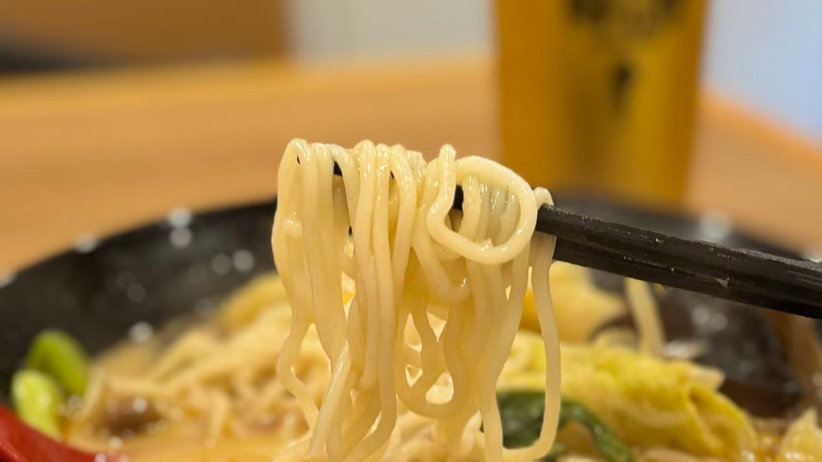 ちょっとやわめのとうもろこし麺🌽