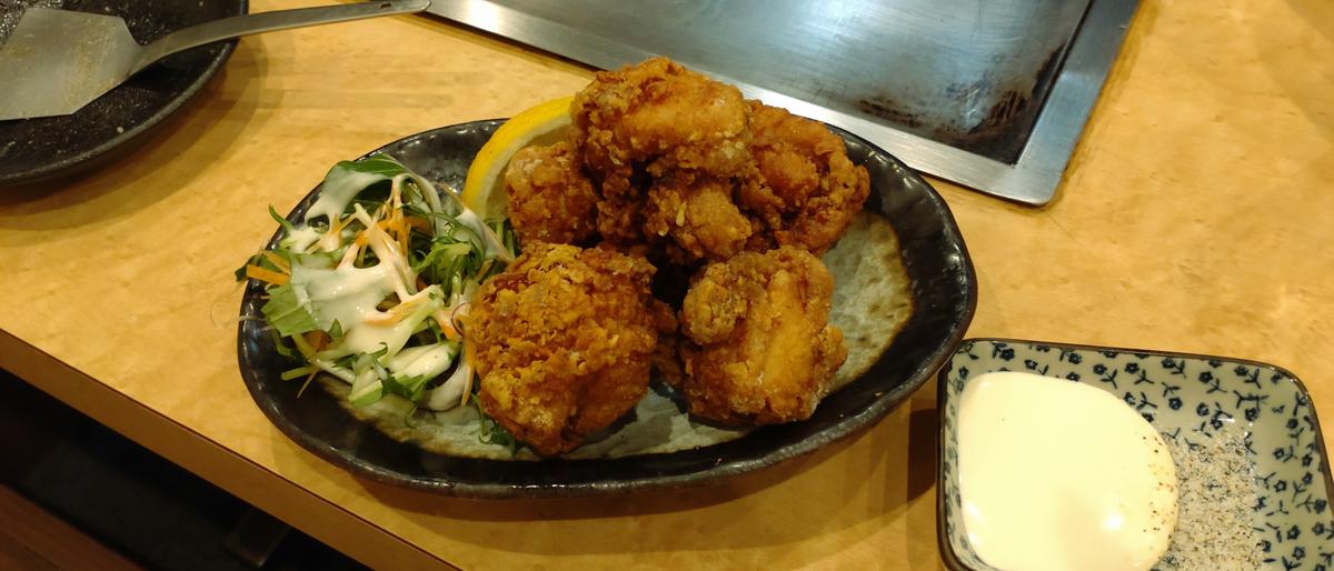 さすが自家製ダレ！お好み焼きと一緒に食べてもイケる濃さ！
