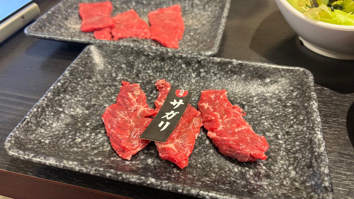 お手頃コースでも牛サガリがある✨