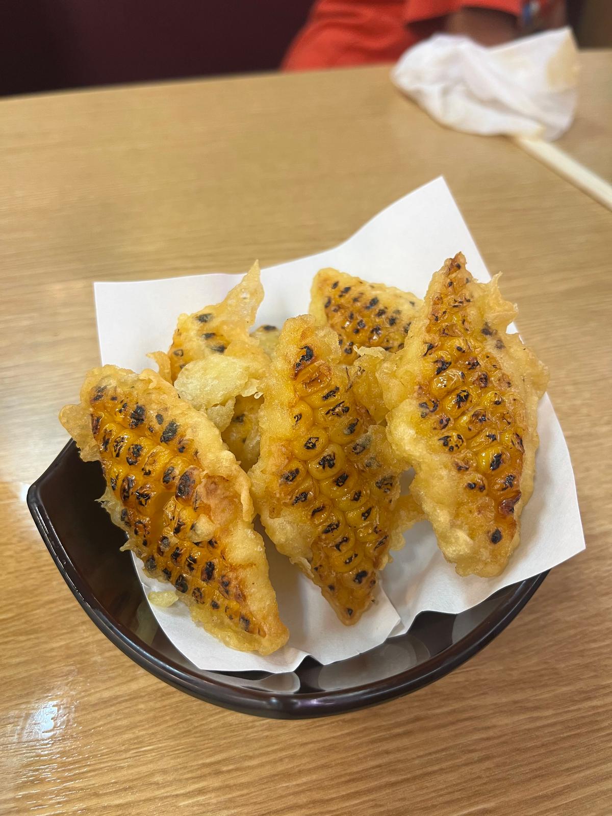 とうもろこしの天ぷら