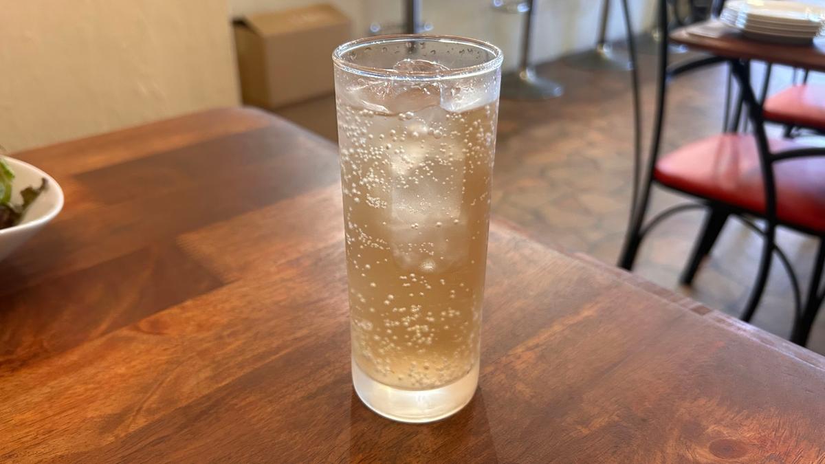 ランチドリンクはジンジャーエールを頼みました(^^♪