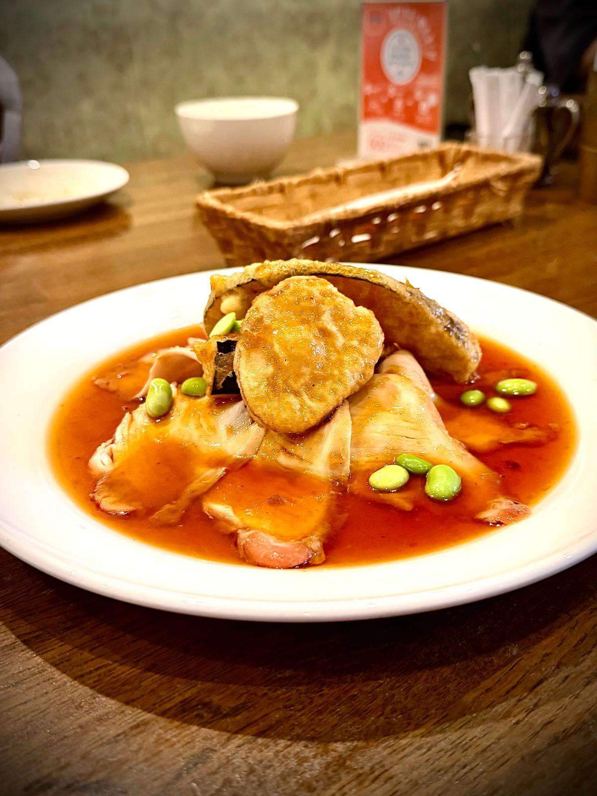 宮崎産若鶏の和風ロースト〜野菜天ぷら添え〜。