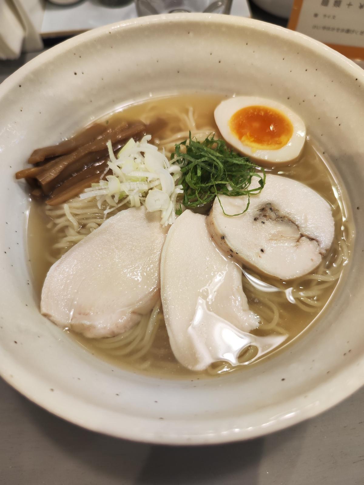 鯛煮干しの冷やしラーメン