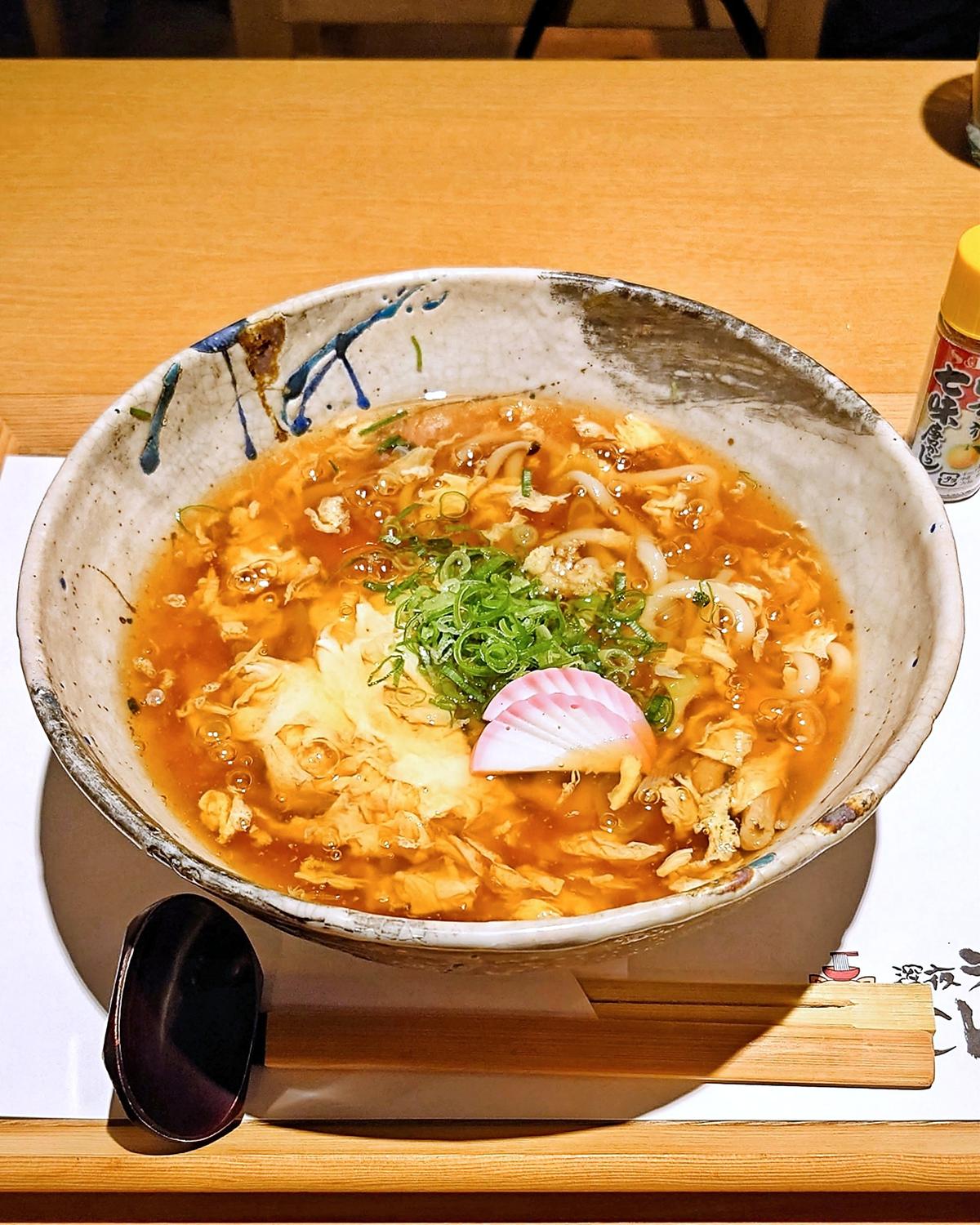 卵とじあんかけうどん