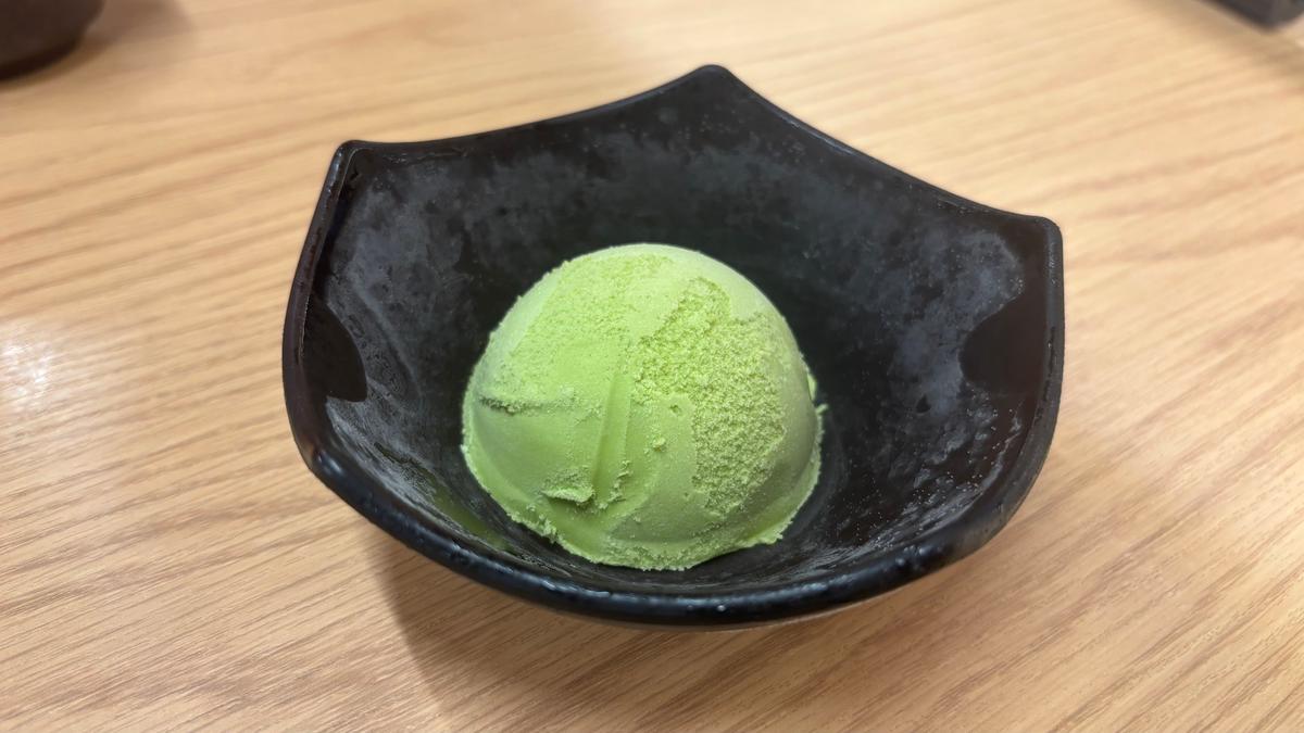 今回はアプリクーポンで抹茶アイスがもらえました🍨