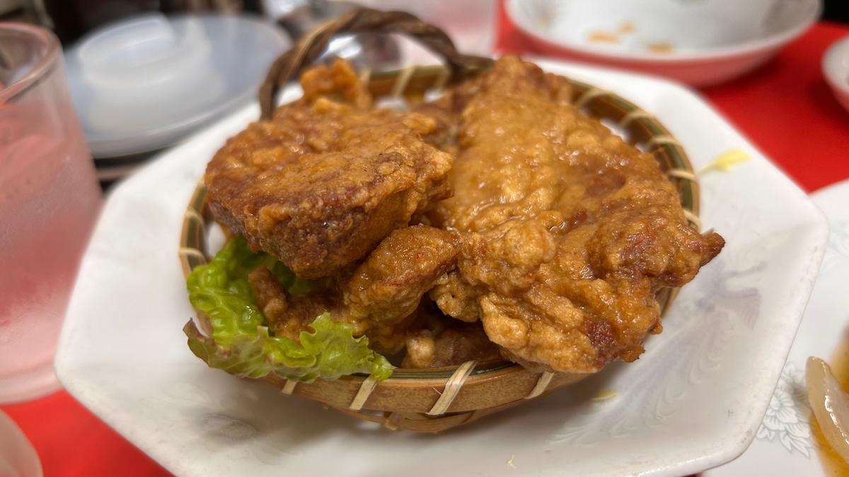 豚の天ぷらは塩が合います