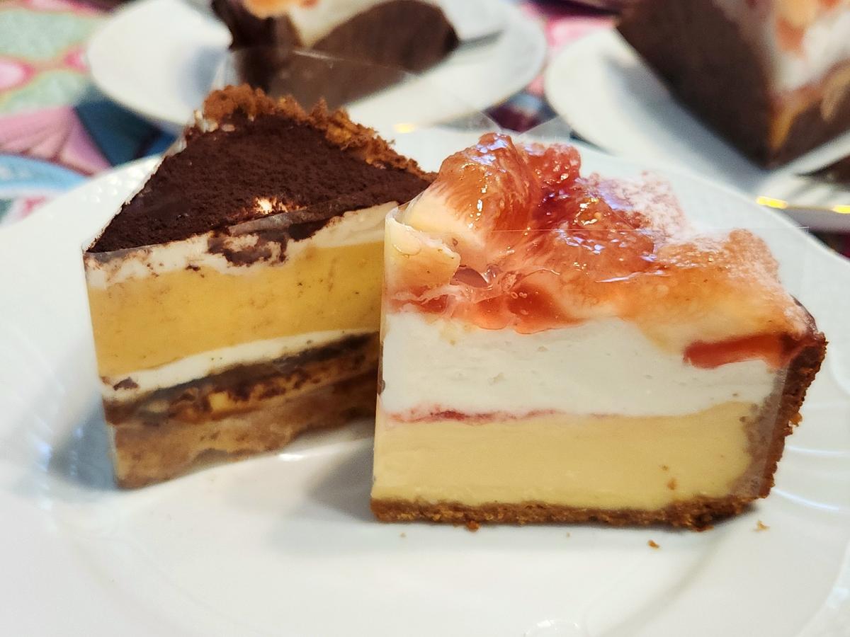 ティラミスプリンといちぢくのチーズタルト♡
