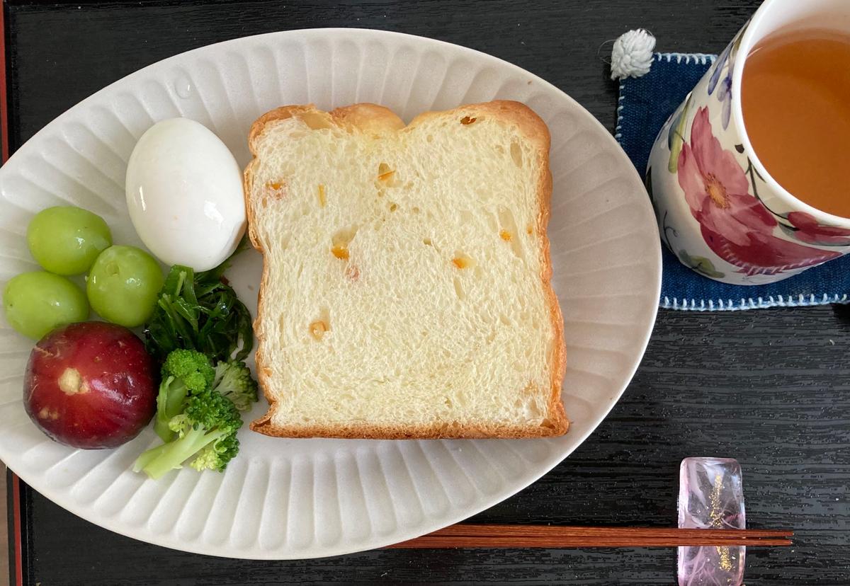 朝ごはんに頂きました