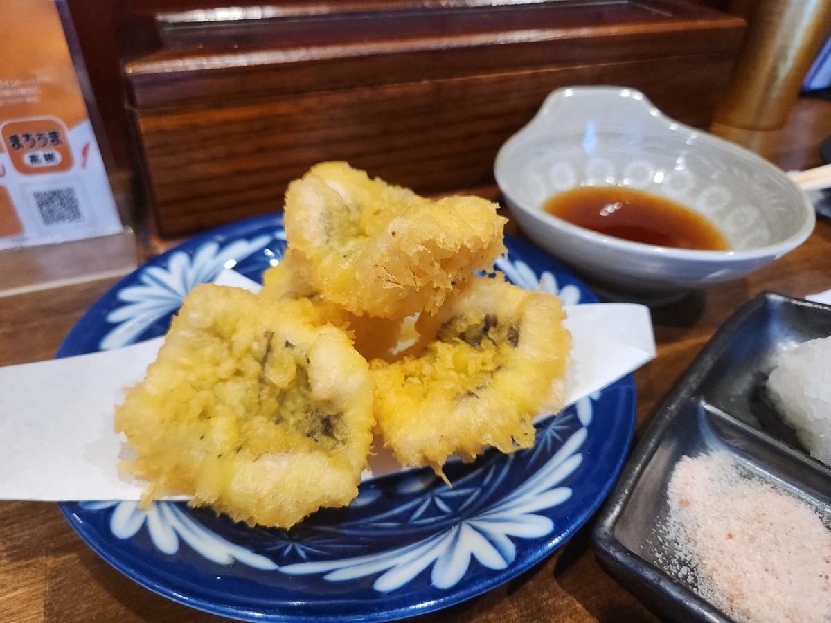 揚げたて穴子の天ぷら