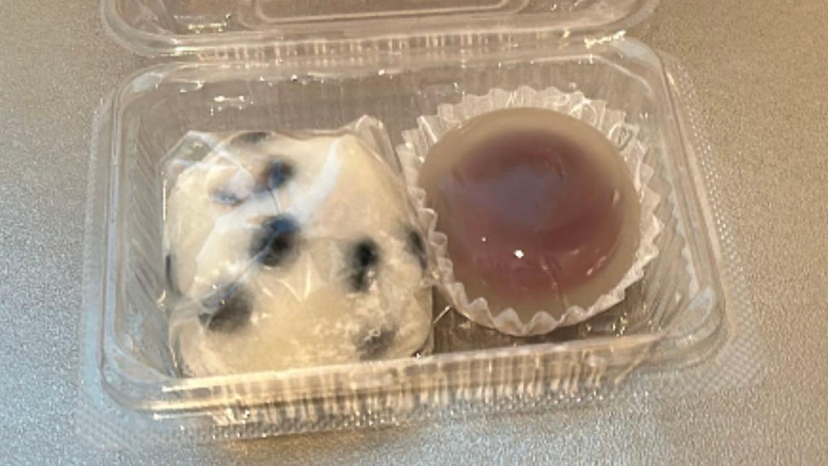 定番商品も購入(豆大福・水まんじゅう)