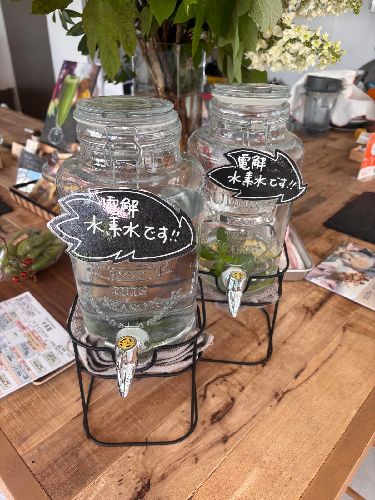 お水もおいしかったです