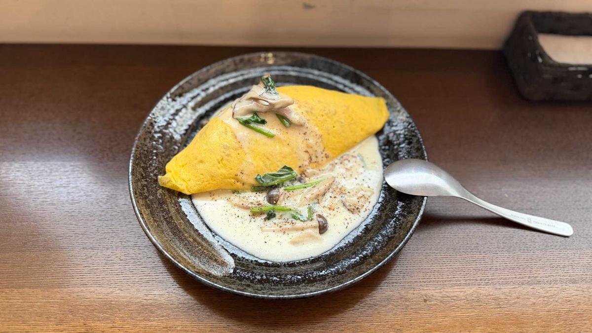 たっぷりキノコのクリームチーズ