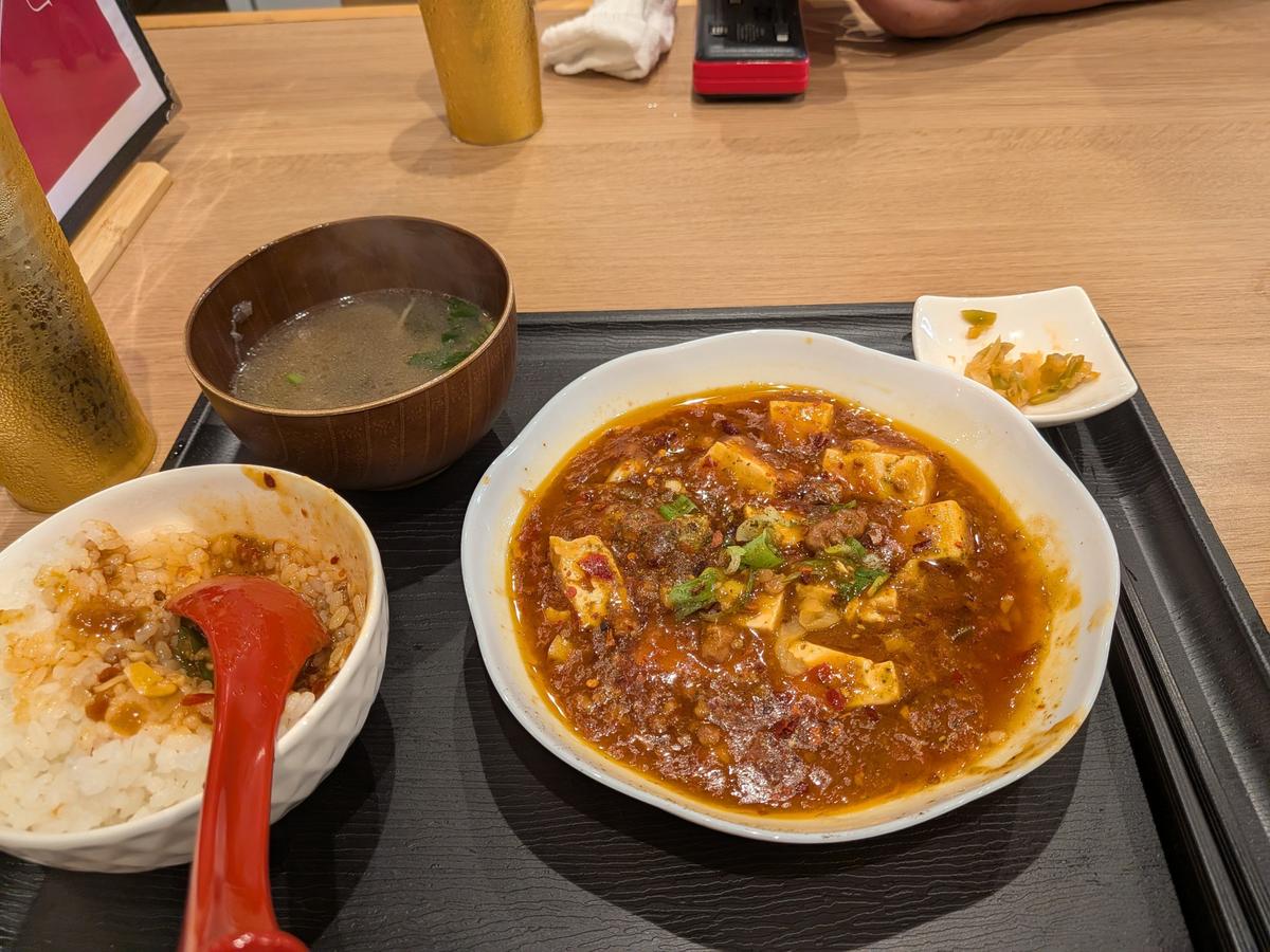 麻婆豆腐定食