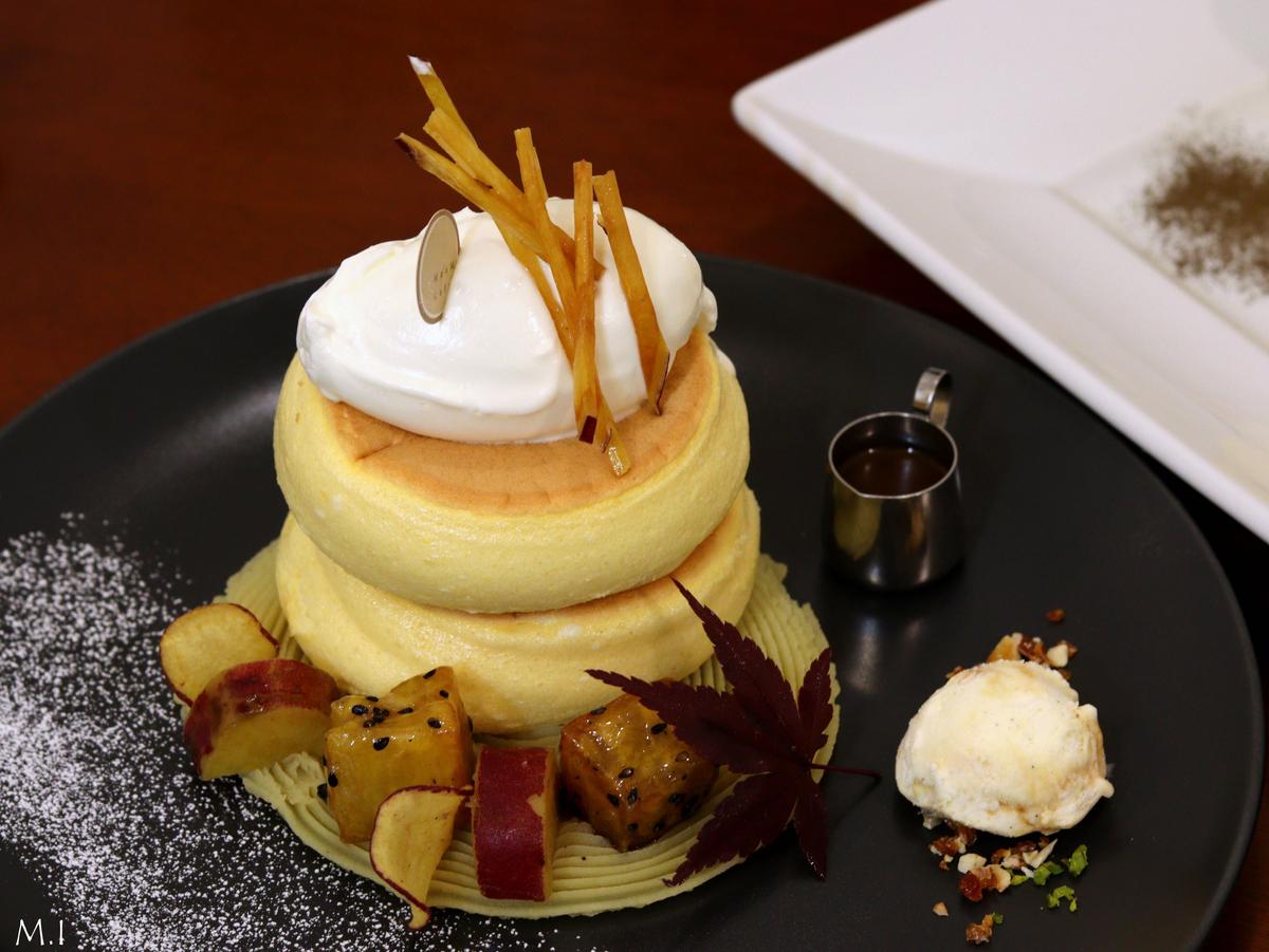 お芋のパンケーキ