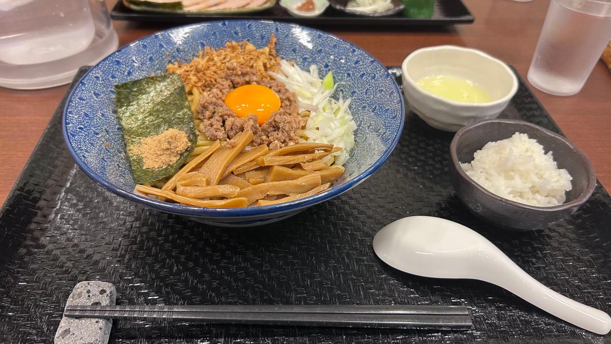 つけ麺も美味しいですが、この混ぜそばだったら迷っちゃいます❤