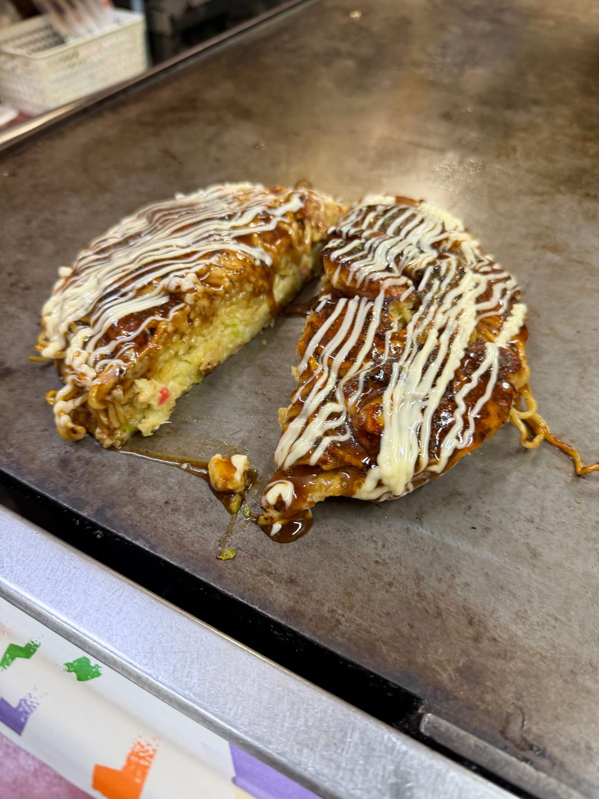 ミックスモダン焼断面