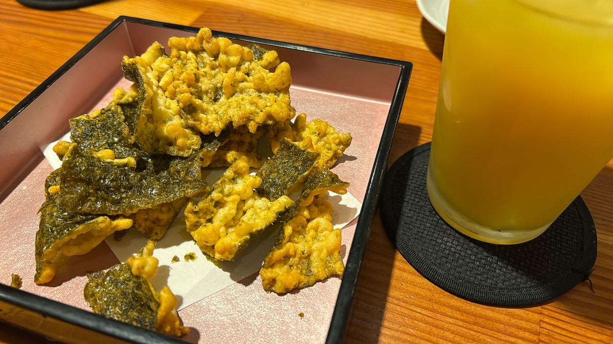 ソフトドリンク🥤大きくて四角い氷が🧊