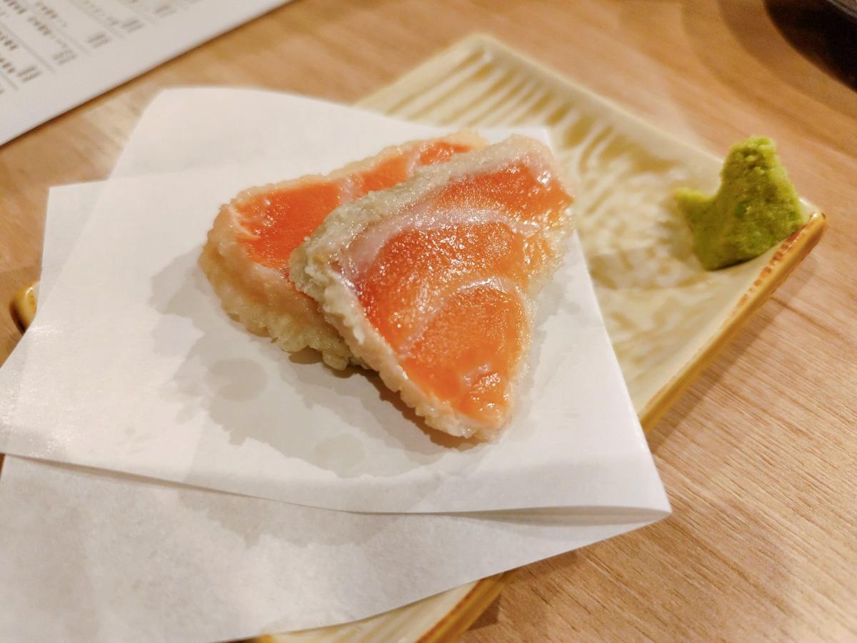 鮭の天ぷら