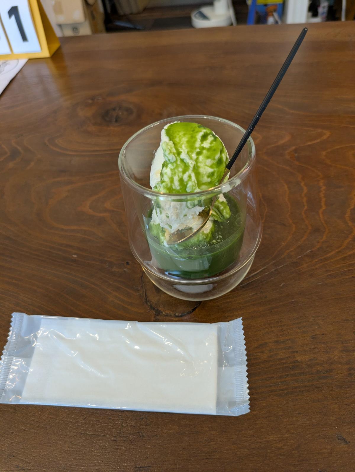 抹茶アフォガード