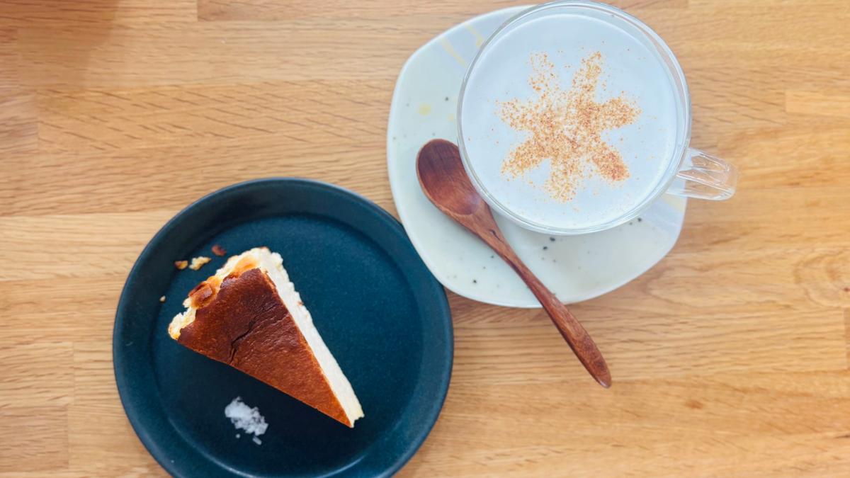 甘さ控えめにしたほうじ茶ラテとの相性もいい🫶