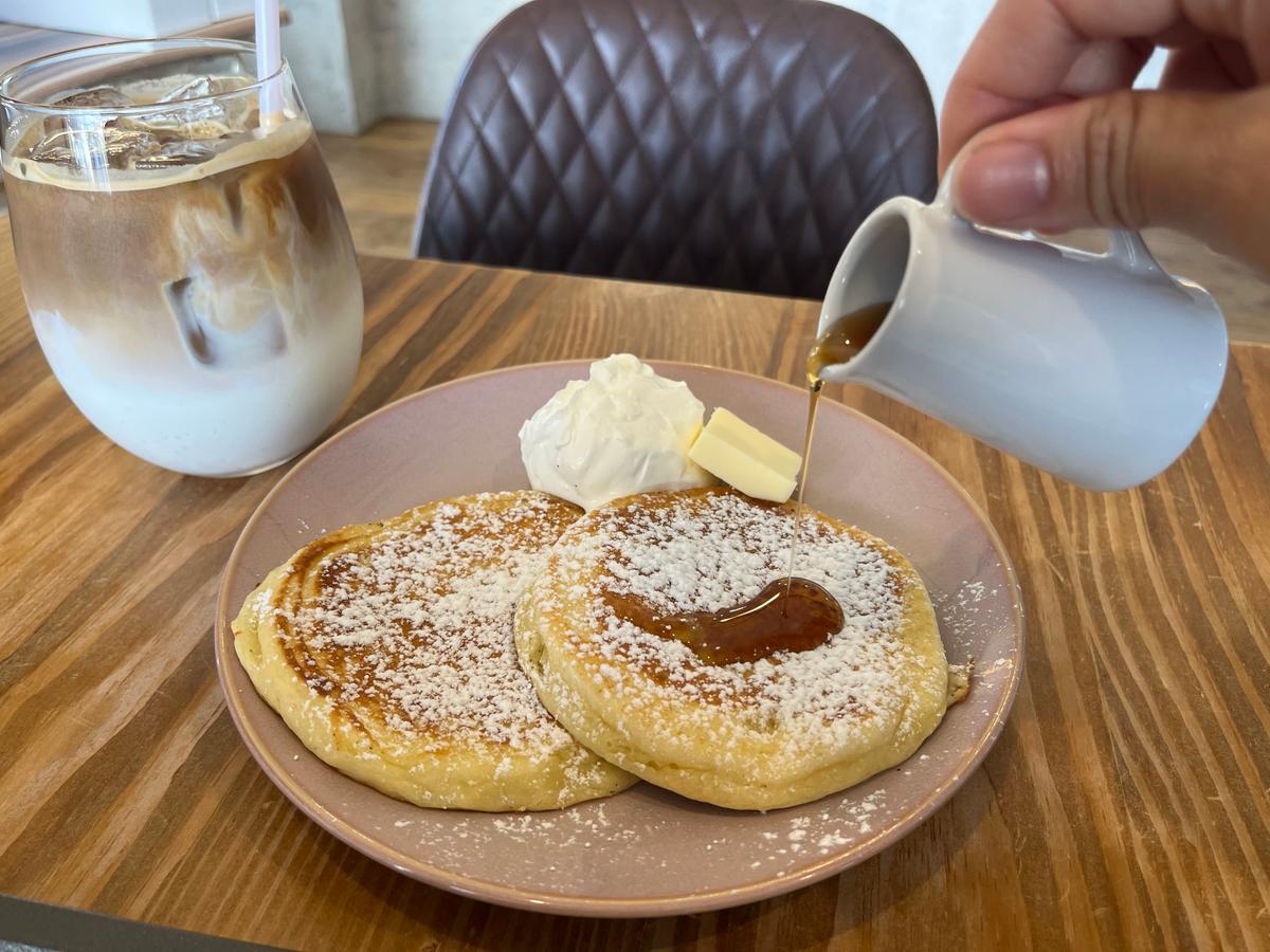 メープルシロップをかけても美味