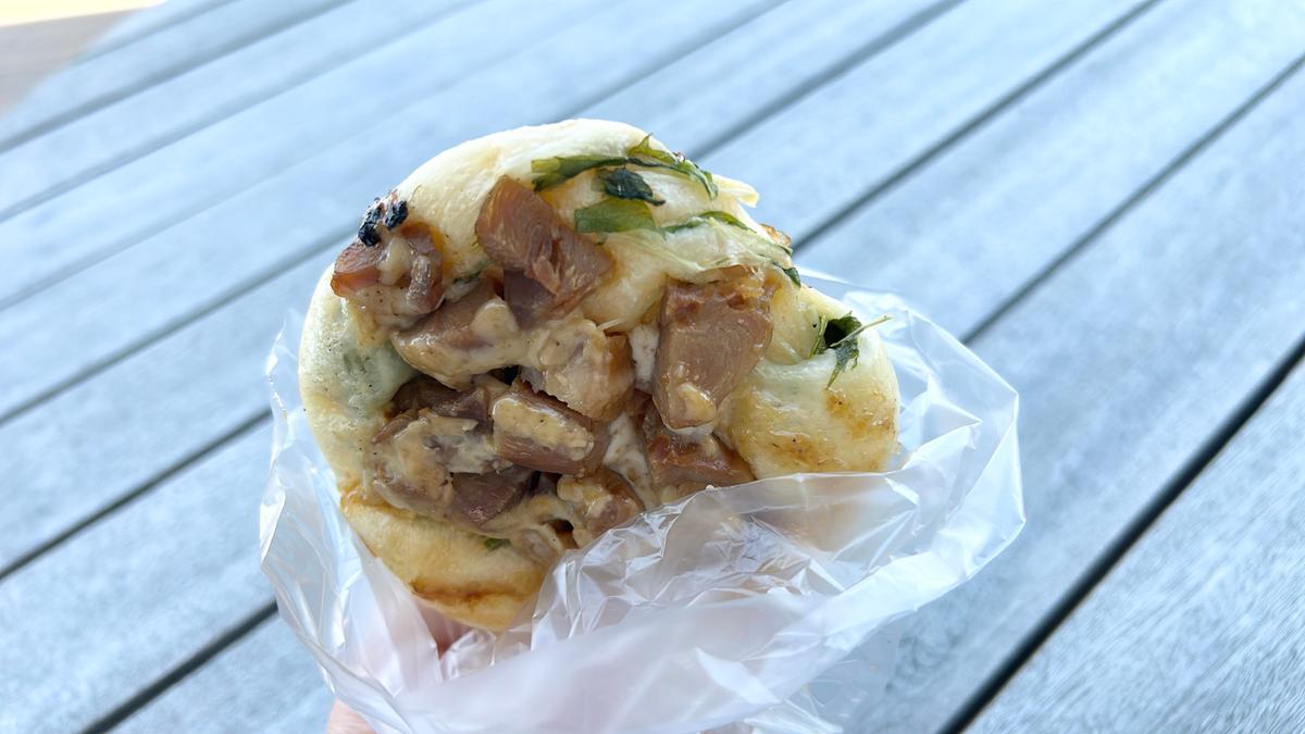 水菜とチキン